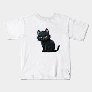 The Black Cat Kids T-Shirt